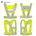 EN471 Chaleco de trabajo de alta visibilidad Chaleco de seguridad reflectante amarillo fluorescente Hi Vis con luz Led